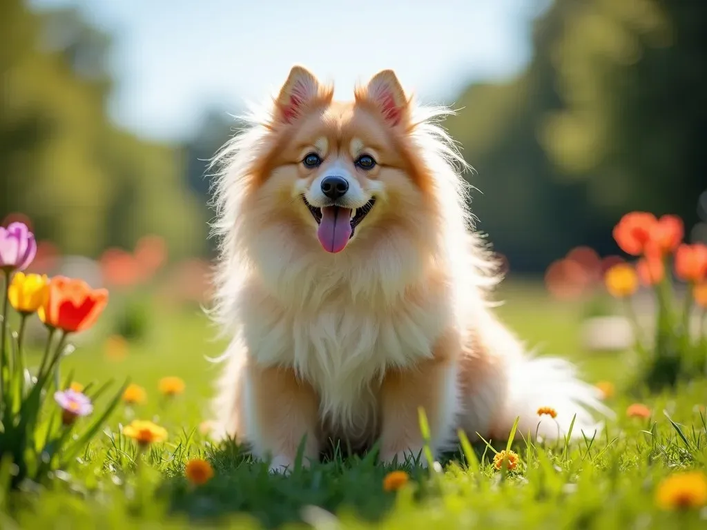 毛が長い犬